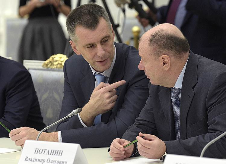 Владимир Потанин и Михаил Прохоров