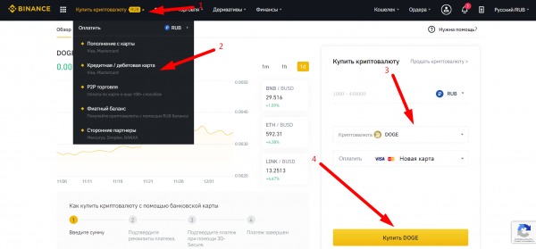 Гайд: Как новичку купить криптовалюту за рубли на бирже Binance? cryptowiki.ru