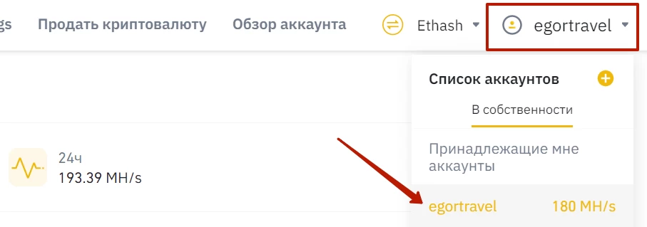 Binance pool настройка